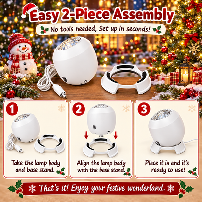 Easy 2-Piece Assembly Projector