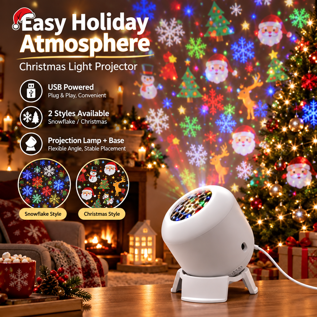 Easy Holiday Atmosphere Projector